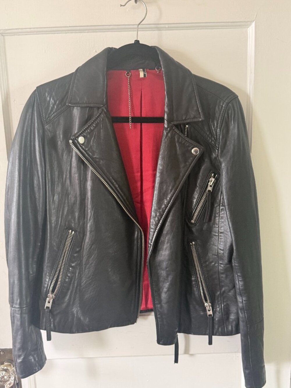 Top Shop moto leather jacket